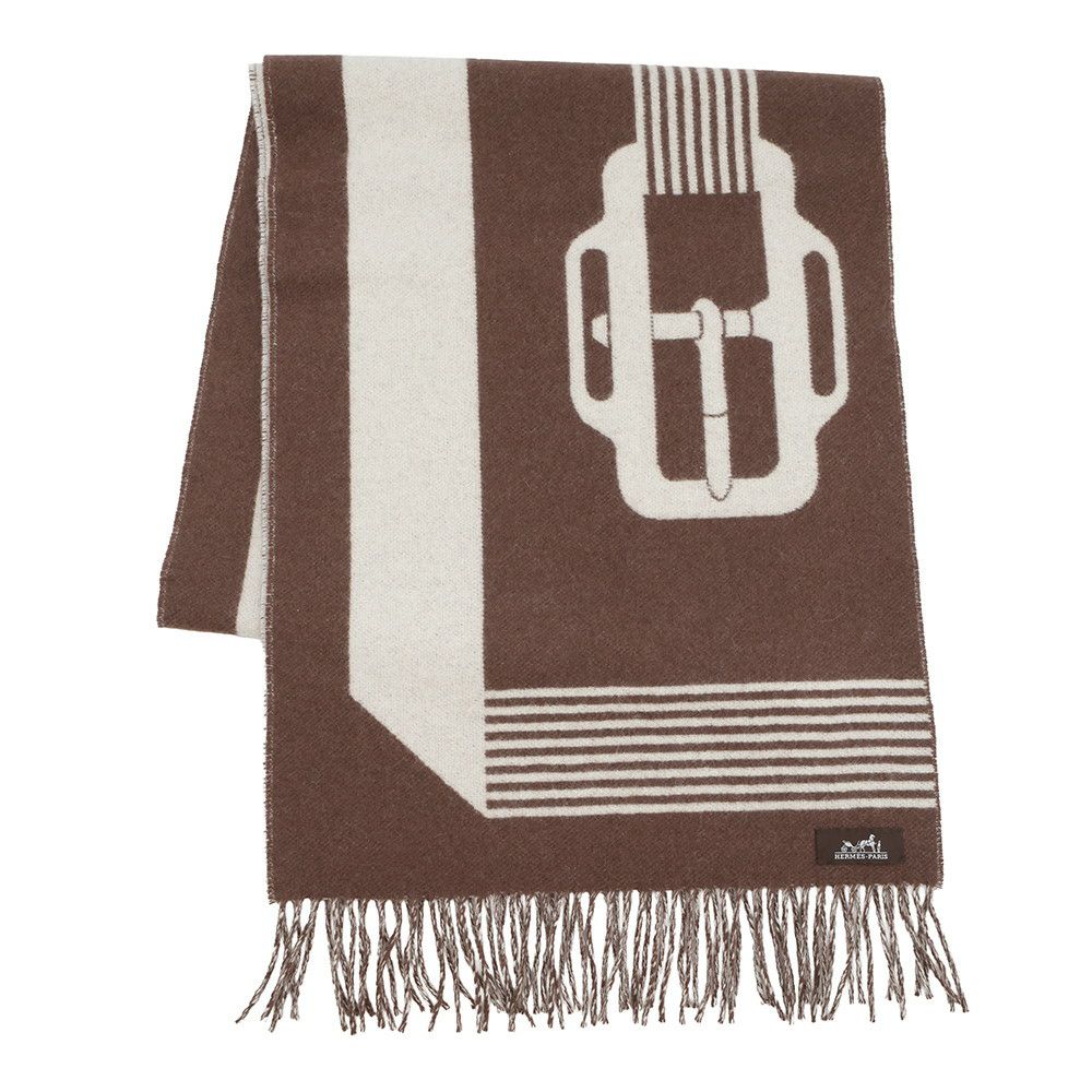 エルメス マフラー サングル・ア・ブックル カシミヤ HERMES 2023年 ソルド品