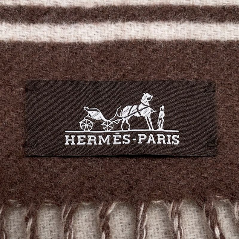 エルメス マフラー サングル・ア・ブックル カシミヤ HERMES 2023年 ソルド品