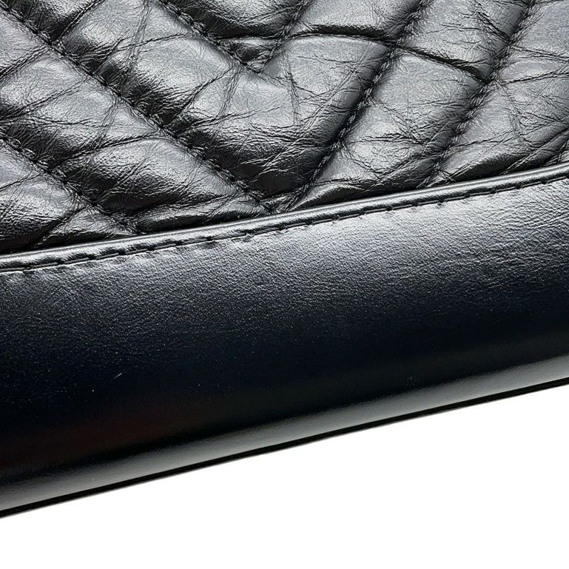 シャネル チェーンショルダーバッグ ガブリエル ドゥ シャネル スモール ホーボーバッグ A91810 CHANEL バッグ 黒