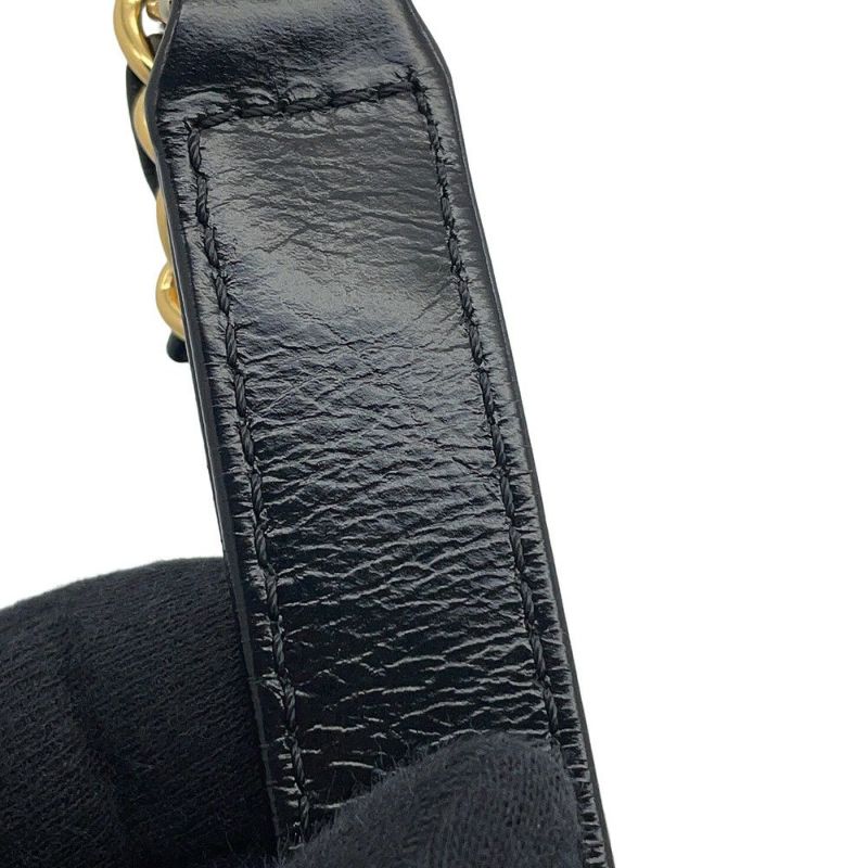 シャネル チェーンショルダーバッグ ガブリエル ドゥ シャネル スモール ホーボーバッグ A91810 CHANEL バッグ 黒