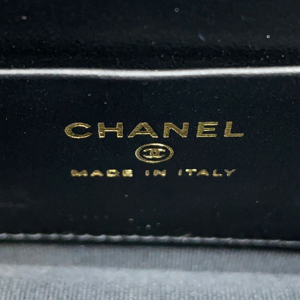 シャネル チェーンショルダーバッグ マトラッセ ココマーク フェイクパール ラムスキン AS5130 25/26年 クルーズ 黒