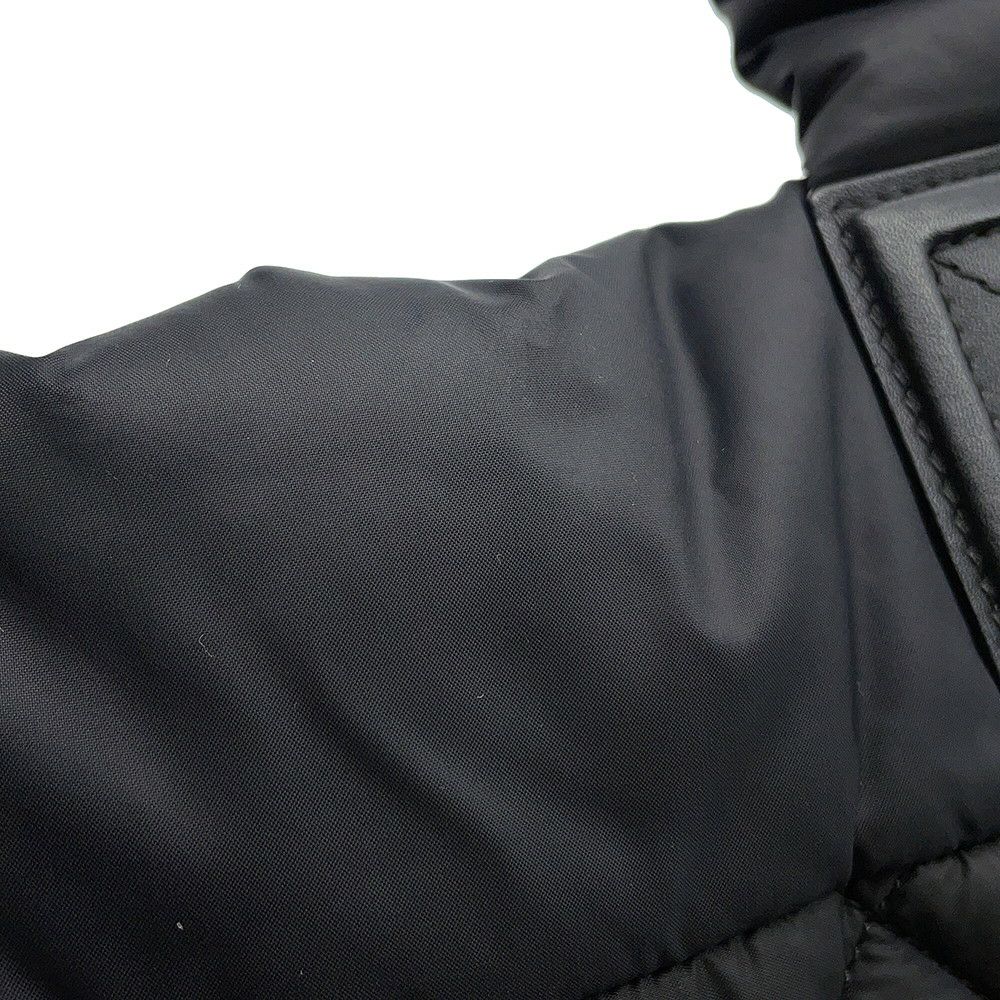 シャネル トートバッグ コココクーン ココマーク マトラッセ スモール PM ナイロン A48610 CHANEL 黒