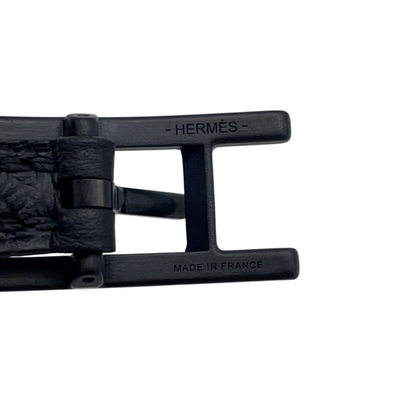 エルメス ブレスレット ビーアピ ドゥブルトゥール ブラック/ブラック金具 スイフト/エプソン サイズT4 黒