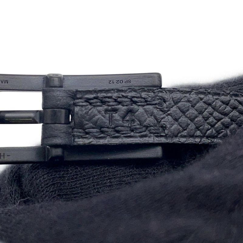 エルメス ブレスレット ビーアピ ドゥブルトゥール ブラック/ブラック金具 スイフト/エプソン サイズT4 黒