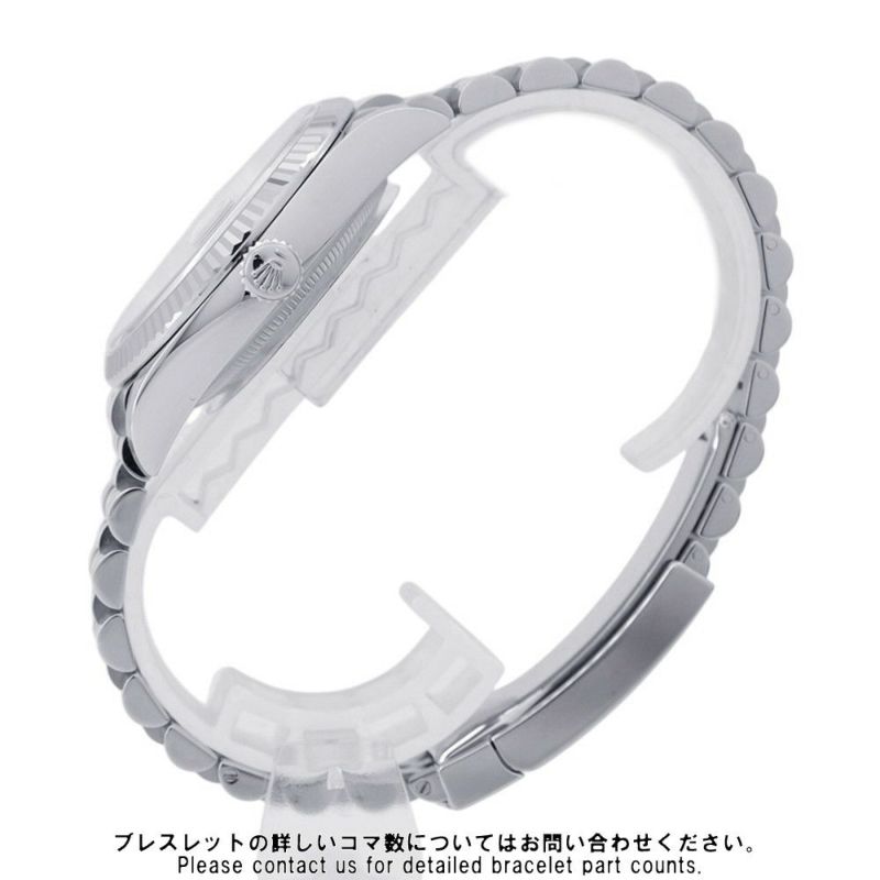 ロレックス デイトジャスト36 SS/K18WG ランダムシリアル ルーレット 126234 ROLEX 腕時計 スレート文字盤