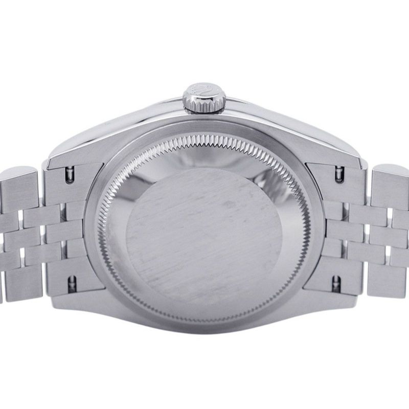 ロレックス デイトジャスト36 SS/K18WG ランダムシリアル ルーレット 126234 ROLEX 腕時計 スレート文字盤