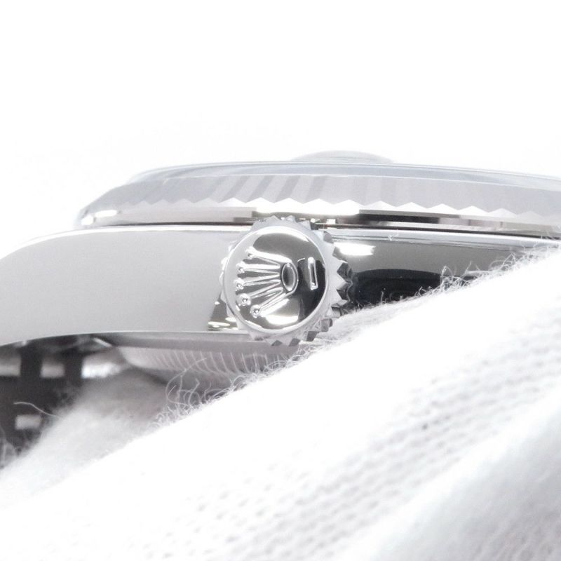 ロレックス デイトジャスト36 SS/K18WG ランダムシリアル ルーレット 126234 ROLEX 腕時計 スレート文字盤