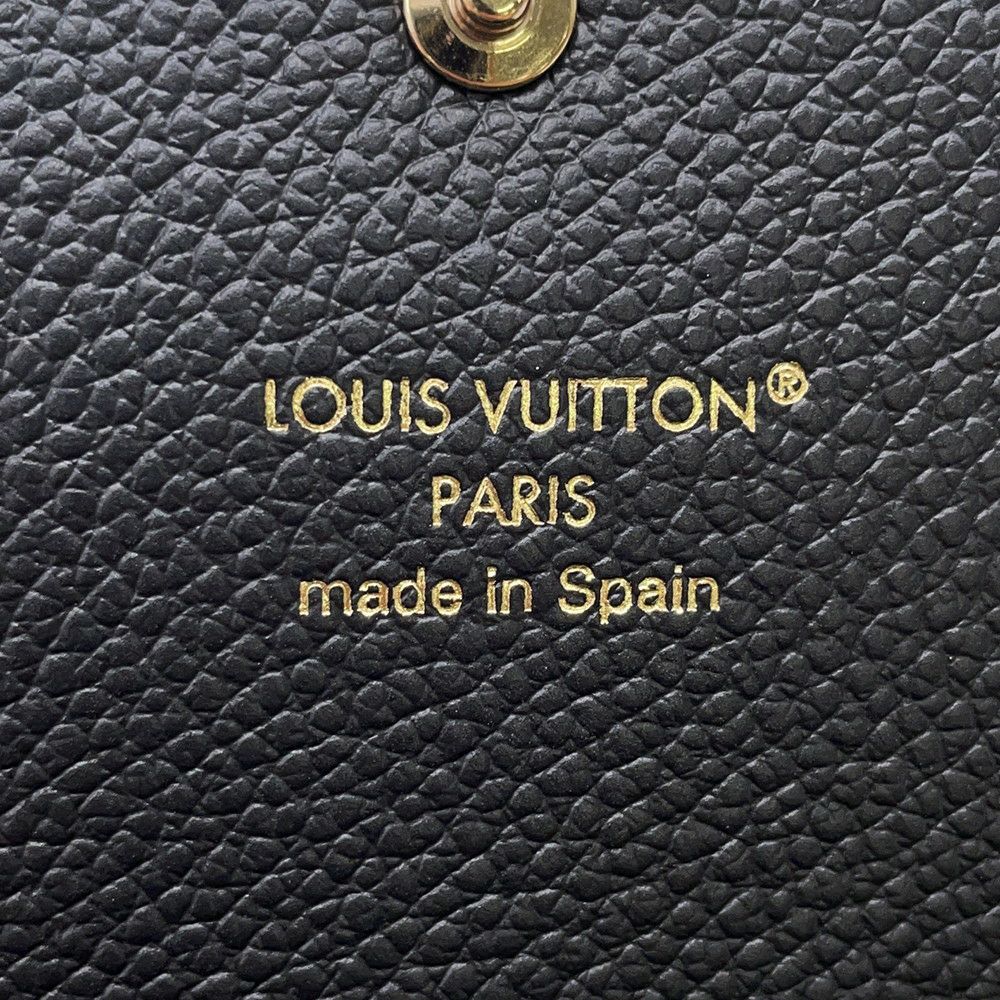 ルイヴィトン 長財布 モノグラム・アンプラント ポルトフォイユ・サラ M80496 LOUIS VUITTON ヴィトン 財布 ブラック 黒