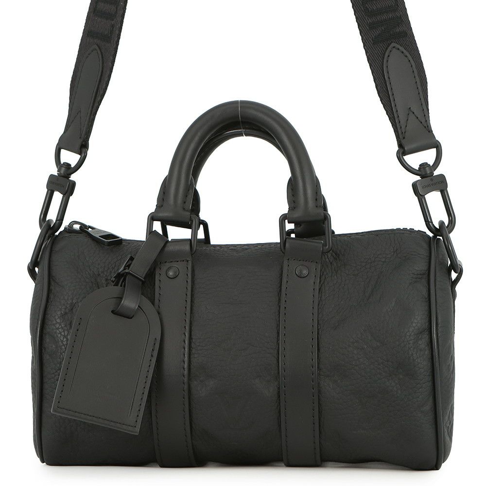 ルイヴィトン ハンドバッグ モノグラム・トリヨン キーポル・バンドリエール 25 M20900 ヴィトン バッグ 2wayショルダー 黒 ブラック