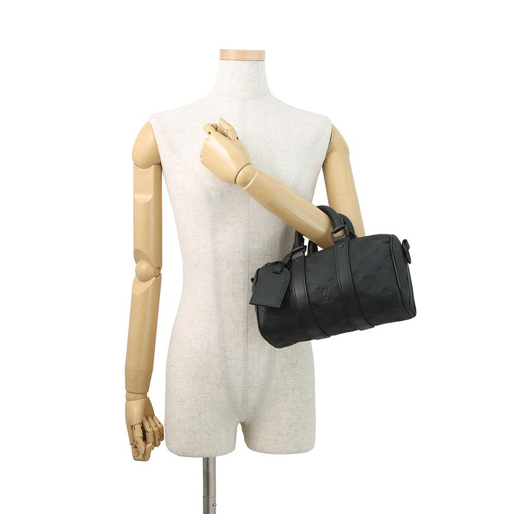 ルイヴィトン ハンドバッグ モノグラム・トリヨン キーポル・バンドリエール 25 M20900 ヴィトン バッグ 2wayショルダー 黒 ブラック