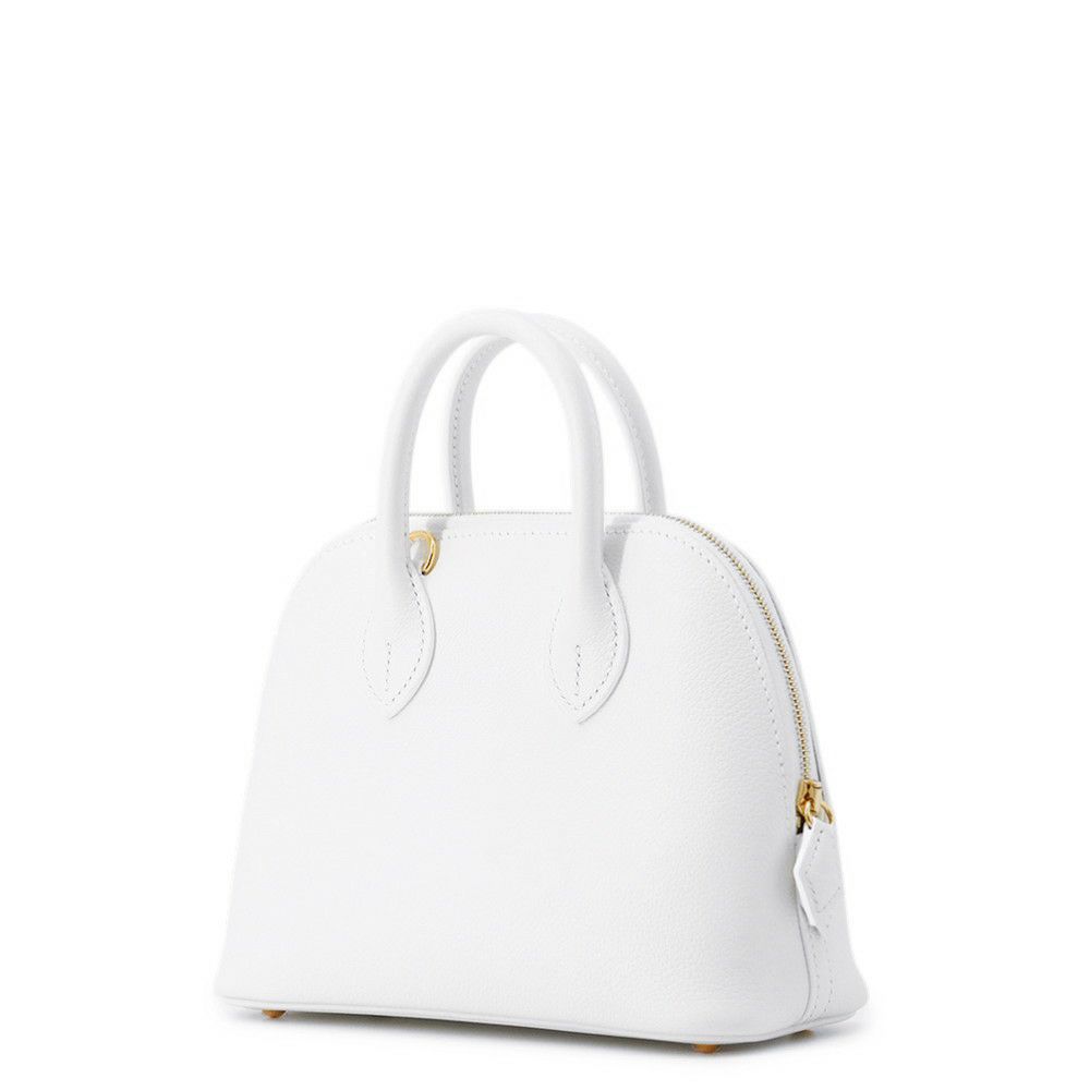 エルメス ボリード1923 ミニ ニューホワイト/ゴールド金具 エバーカラー K刻印 ２wayショルダー 白