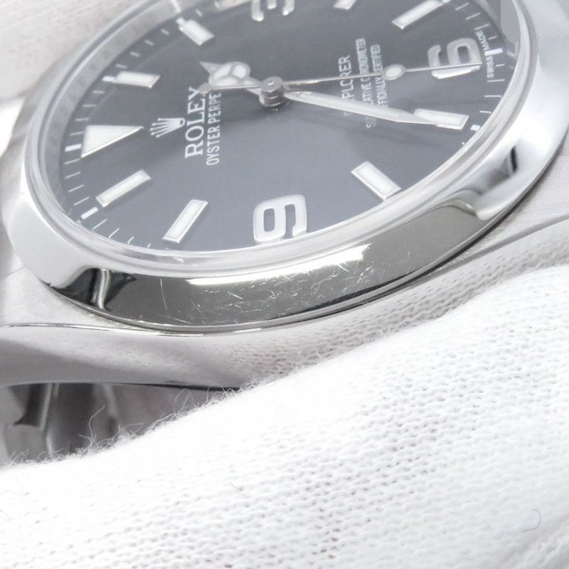 ロレックス エクスプローラー1 ランダムシリアル ルーレット 214270 ROLEX 腕時計 黒文字盤