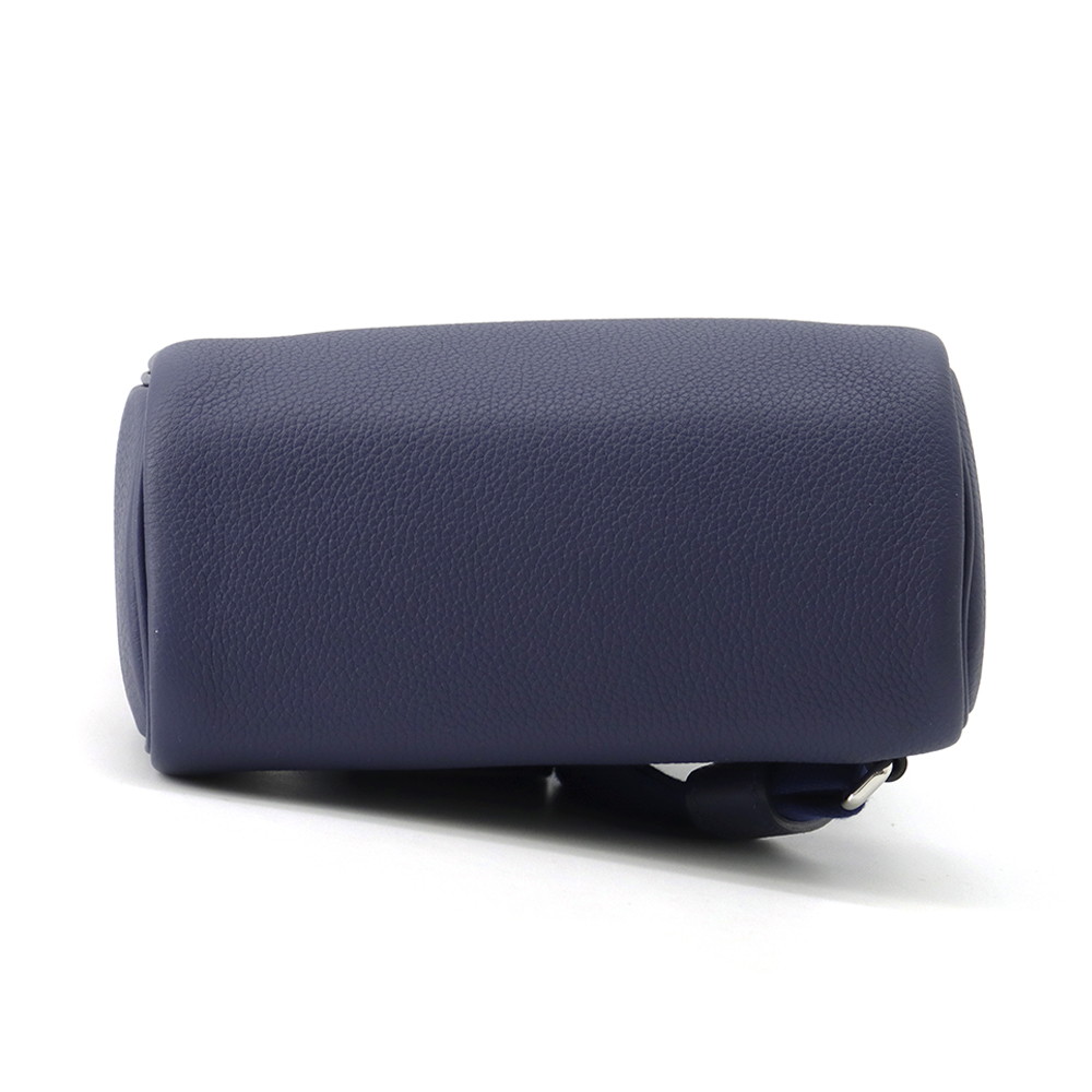 エルメス ボディバッグ ケリー アッカドPM ブルーネイビー/シルバー金具 トゴ B刻印 メンズ