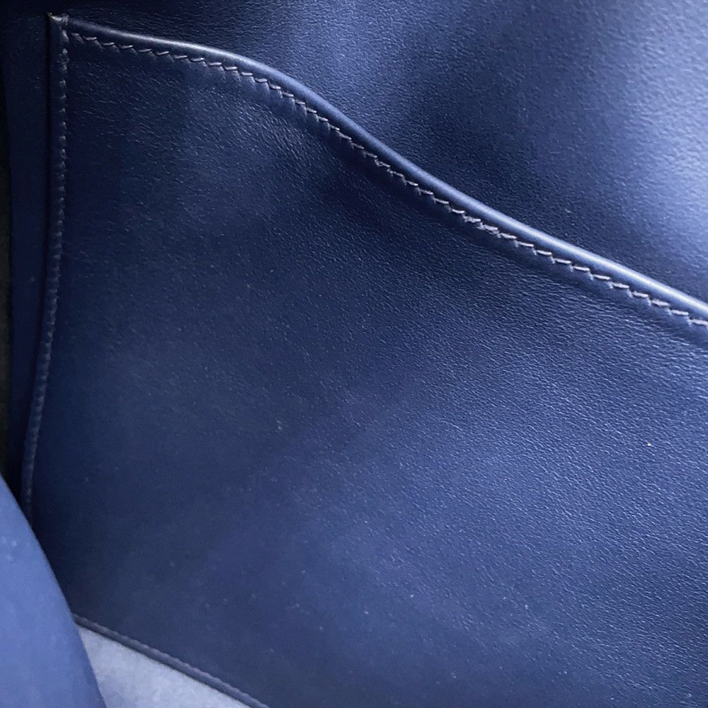 エルメス ボディバッグ ケリー アッカドPM ブルーネイビー/シルバー金具 トゴ B刻印 メンズ