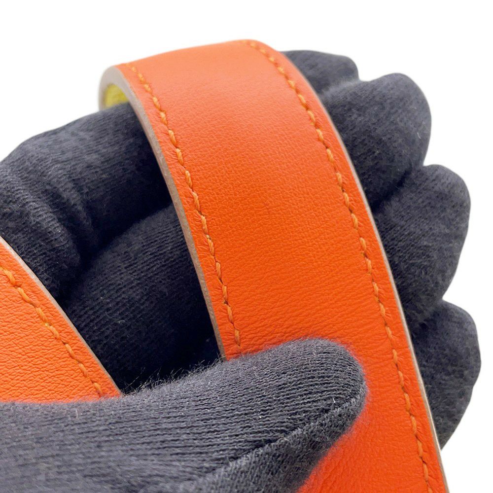 エルメス ハンドバッグ ピコタンロックPM エクラ リモンチェッロ/オレンジミニアン/シルバー金具 トリヨンクレマンス/スイフト B刻印