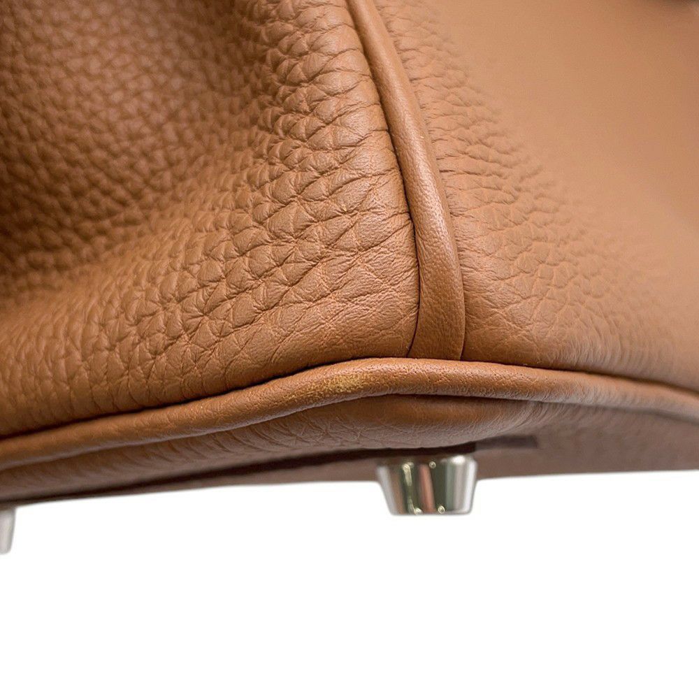 エルメス バーキン25 ゴールド/シルバー金具 トゴ Z刻印 HERMES Birkin ハンドバッグ