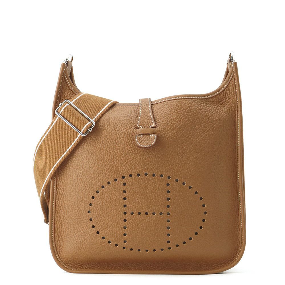 エルメス ショルダーバッグ エブリン3 PM ゴールド/シルバー金具 トリヨンクレマンス K刻印