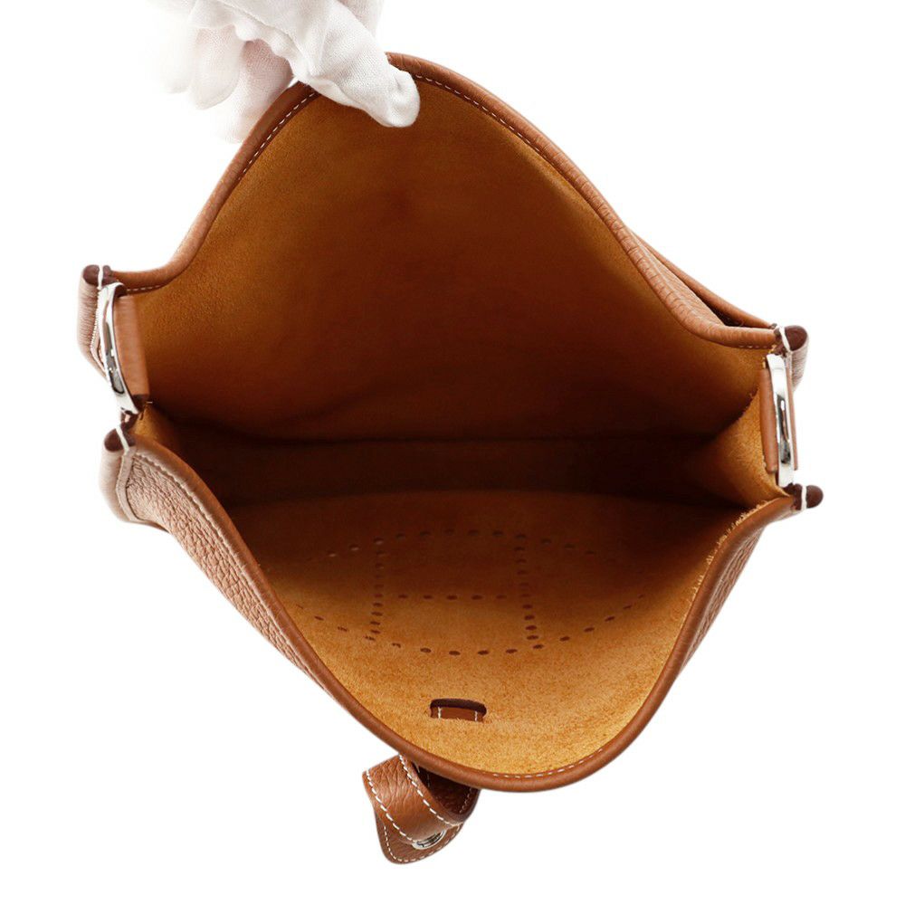 エルメス ショルダーバッグ エブリン3 PM ゴールド/シルバー金具 トリヨンクレマンス K刻印