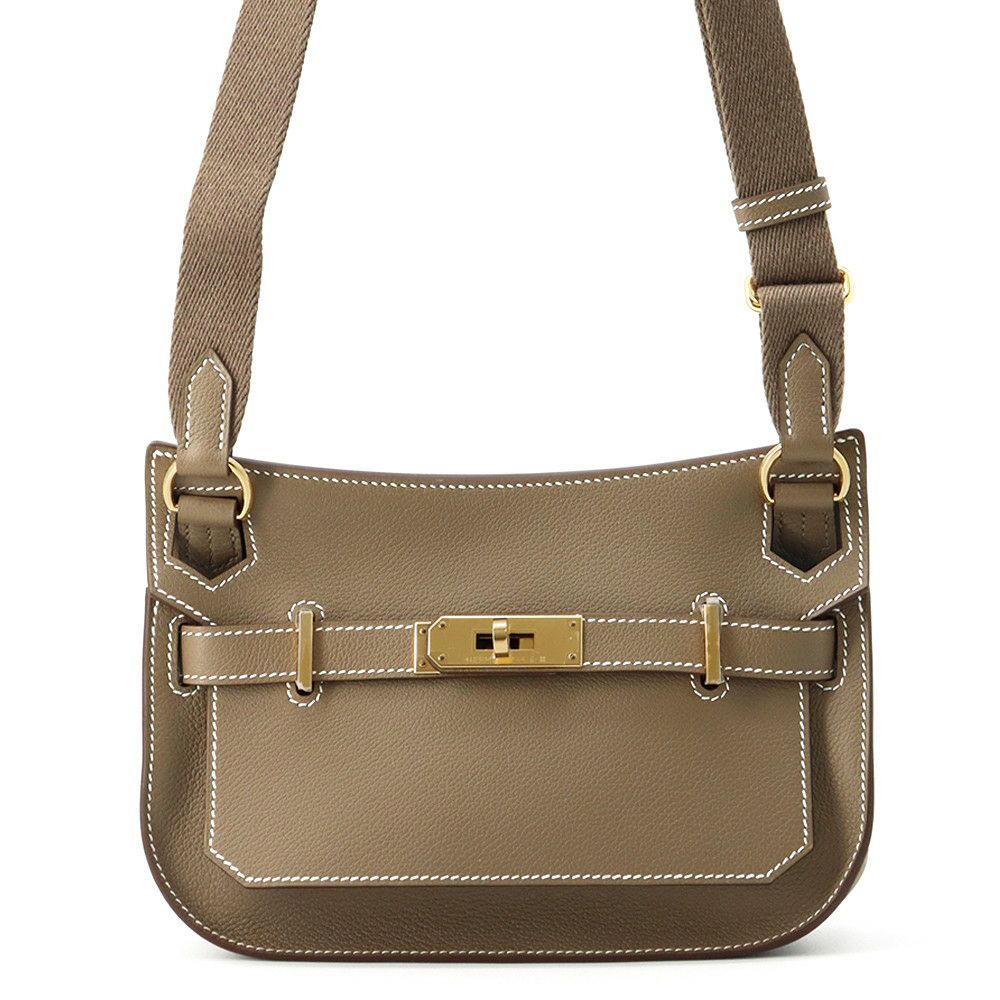 エルメス ジプシエール ミニ エトゥープ/ゴールド金具 エバーカラー K刻印 HERMES バッグ