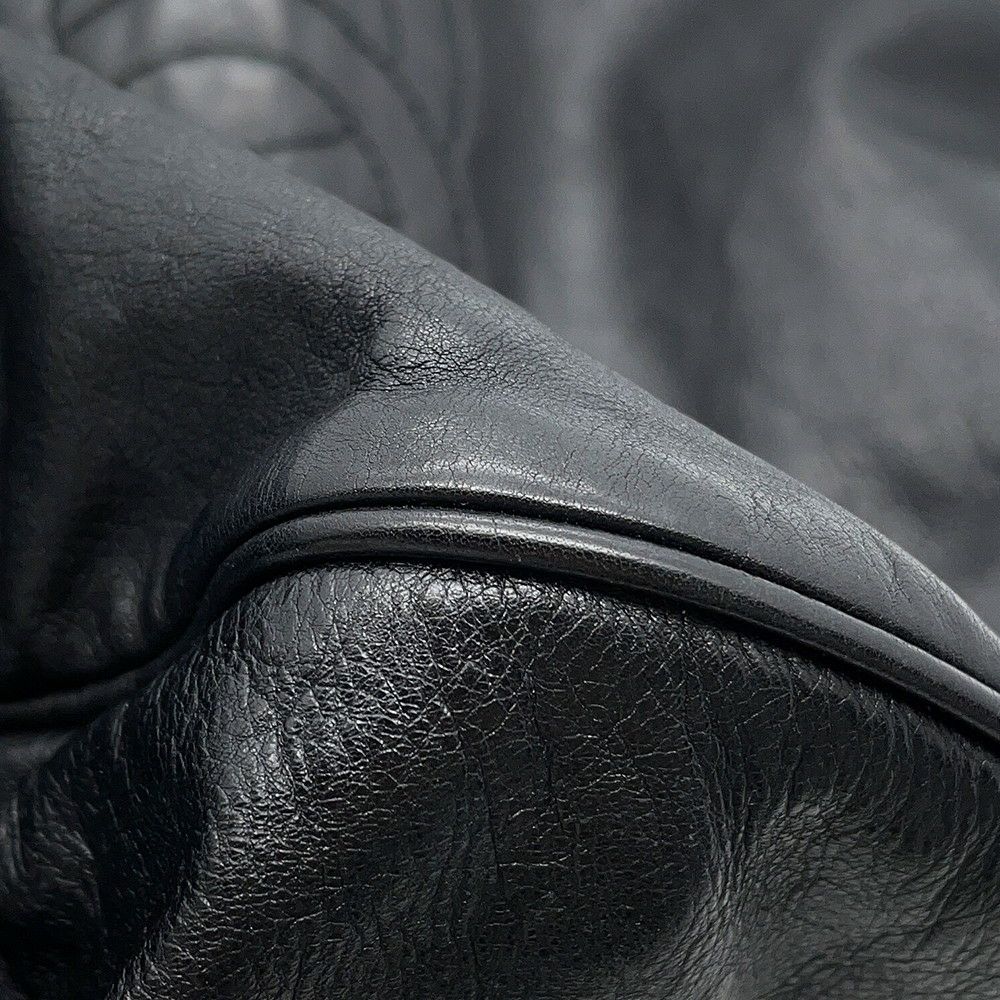 シャネル チェーンハンドバッグ ココマーク レザー CHANEL ショルダーバッグ 黒