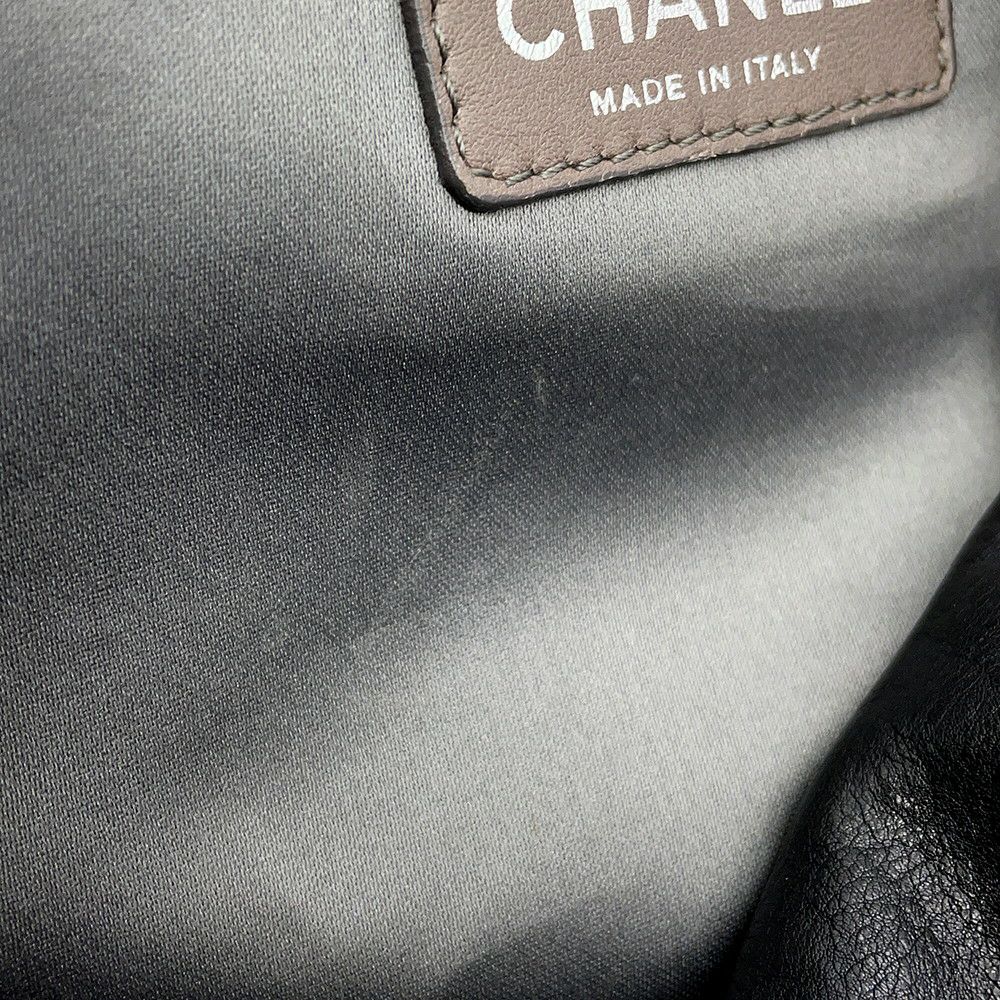 シャネル チェーンハンドバッグ ココマーク レザー CHANEL ショルダーバッグ 黒