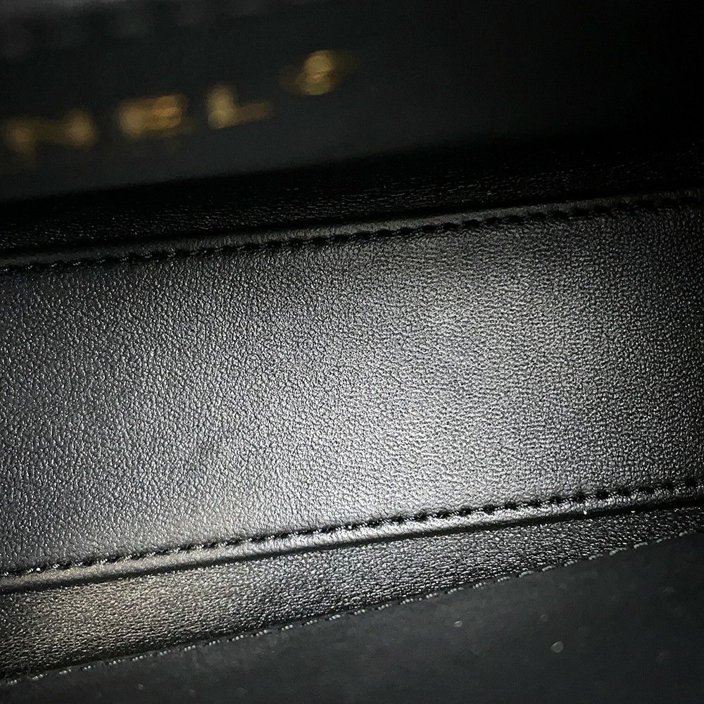 シャネル ハンドバッグ ミニ マトラッセ ココマーク ラムスキン AS4416 CHANEL 2wayショルダーバッグ 黒