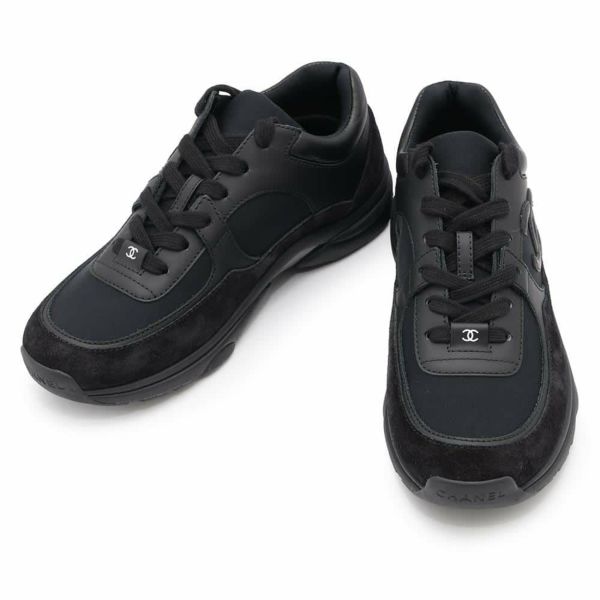 シャネル スニーカー ココマーク レディースサイズ37 G33745 CHANEL 靴 黒
