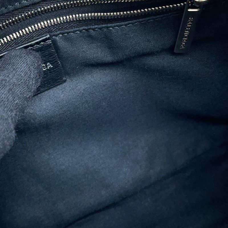 バレンシアガ ショルダーバッグ BBモノグラム カメラバッグ PVC 702723 BALENCIAGA バッグ 黒