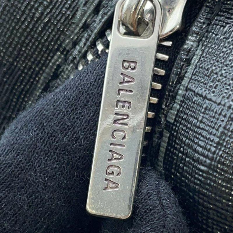 バレンシアガ ショルダーバッグ BBモノグラム カメラバッグ PVC 702723 BALENCIAGA バッグ 黒