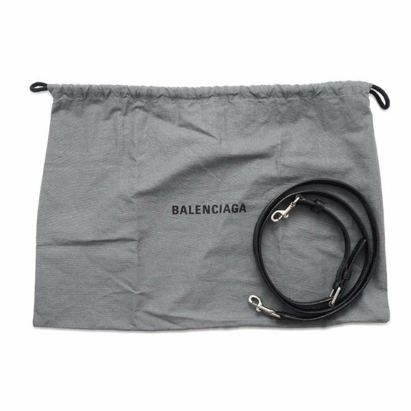 バレンシアガ ショルダーバッグ BBモノグラム カメラバッグ PVC 702723 BALENCIAGA バッグ 黒