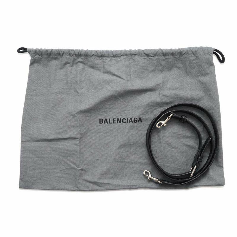 バレンシアガ ショルダーバッグ BBモノグラム カメラバッグ PVC 702723 BALENCIAGA バッグ 黒