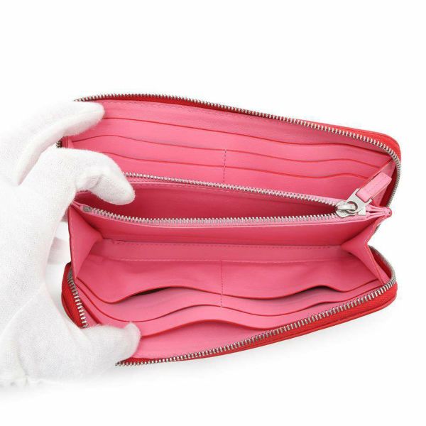 ボッテガヴェネタ 長財布 イントレチャート ラウンドファスナー 577775 BOTTEGA VENETA 財布 バイカラー