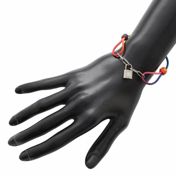 ルイヴィトン ブレスレット シルバー・ロックイット ヴァージル・アブロー Q05269 LOUIS VUITTON アクセサリー ユニセフ