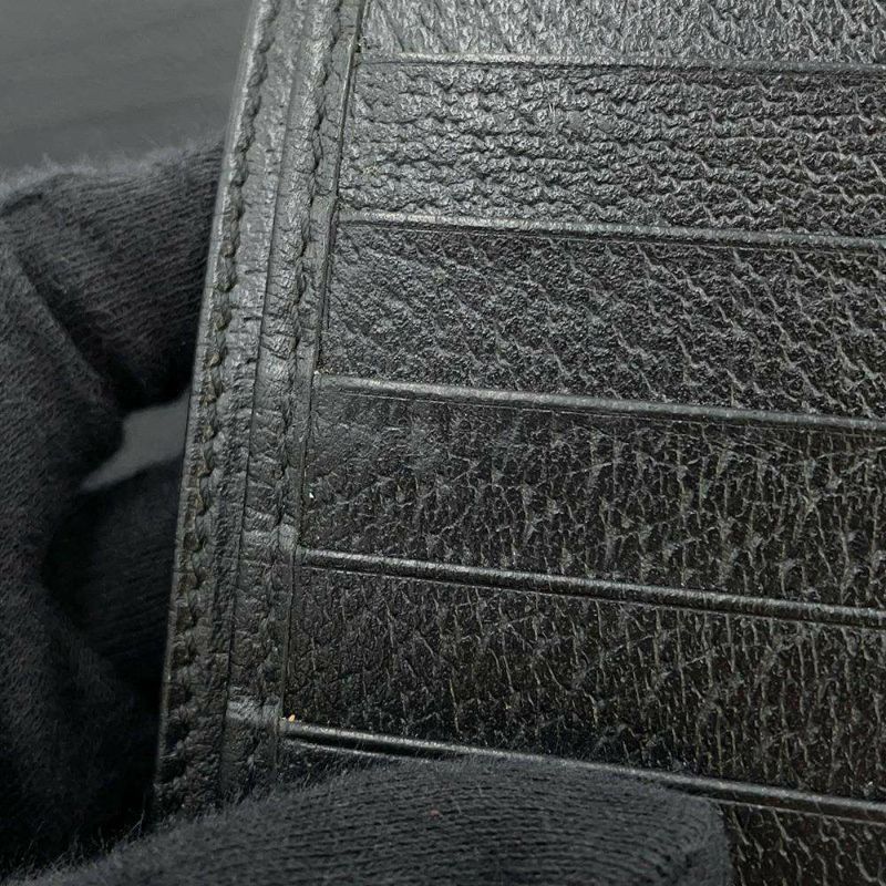 グッチ 長財布 GGマーモント レザー 544479 428740 GUCCI 二つ折り財布 ウォレット 黒