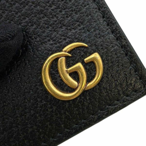 グッチ 長財布 GGマーモント レザー 544479 428740 GUCCI 二つ折り財布 ウォレット 黒