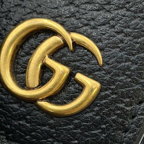 グッチ 長財布 GGマーモント レザー 544479 428740 GUCCI 二つ折り財布 ウォレット 黒
