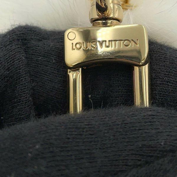 ルイヴィトン キーホルダー ミンクファー ヴィヴィエンヌ ファー スキー M02300 LOUIS VUITTON バッグチャーム 白