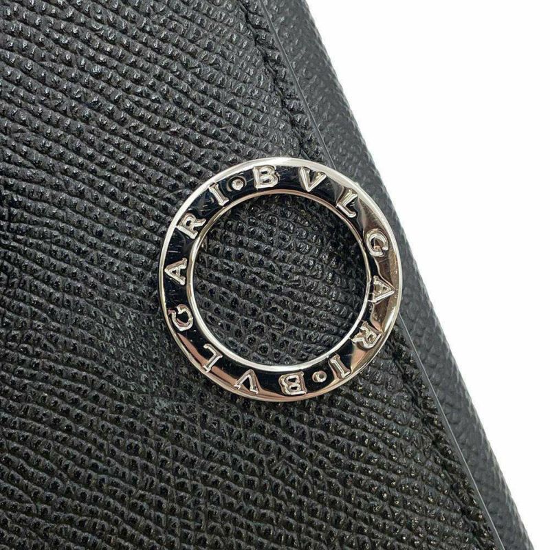 ブルガリ 長財布 ブルガリ クリップ ラージウォレット 289381 BVLGARI 財布 黒