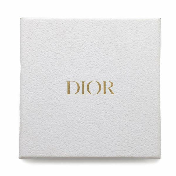 クリスチャン・ディオール 三つ折り財布 LADY DIOR ロータスウォレット カナージュ S0181OVRB Christian Dior 財布 黒