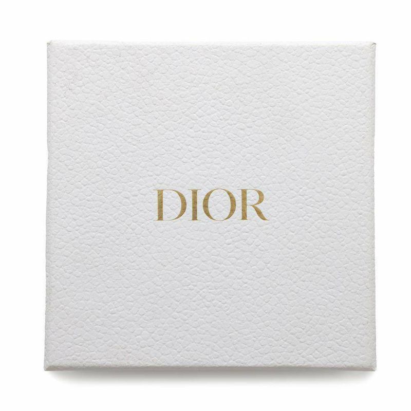 クリスチャン・ディオール 三つ折り財布 LADY DIOR ロータスウォレット カナージュ S0181OVRB Christian Dior 財布 黒