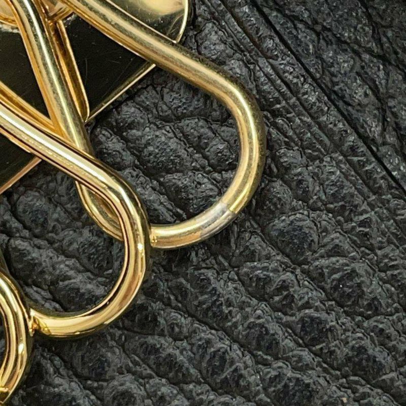 グッチ キーケース ダブルG 6連キーケース レザー 456118 GUCCI 黒