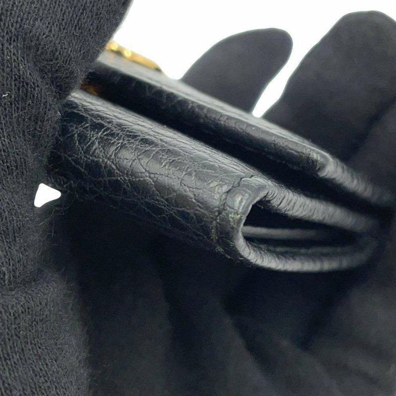 グッチ キーケース ダブルG 6連キーケース レザー 456118 GUCCI 黒