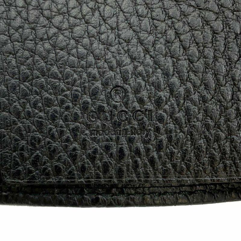 グッチ キーケース ダブルG 6連キーケース レザー 456118 GUCCI 黒