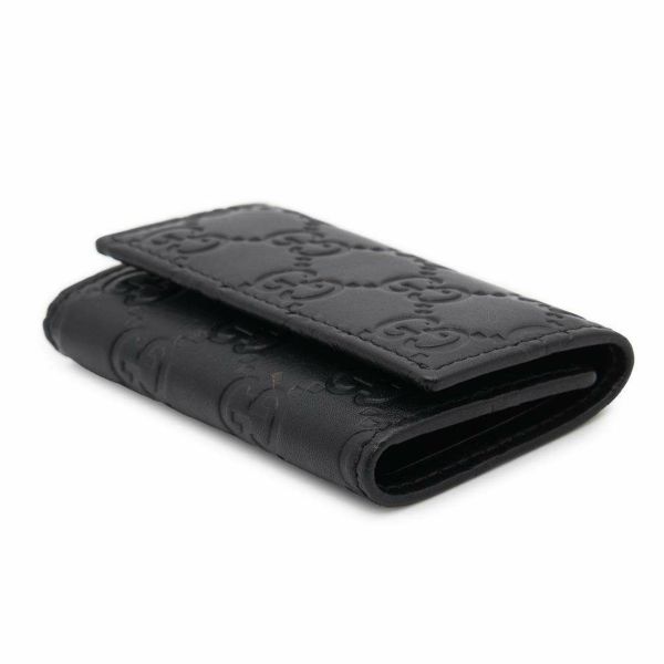 グッチ キーケース グッチシマ 6連 レザー 131928 GUCCI 黒