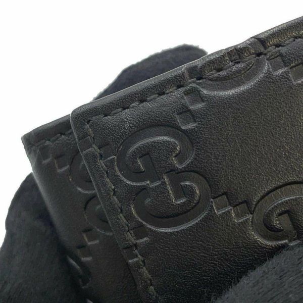 グッチ キーケース グッチシマ 6連 レザー 131928 GUCCI 黒