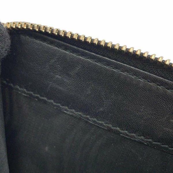 グッチ 二つ折り財布 マイクログッチシマ レザー 449395 GUCCI 財布 アウトレット品 黒