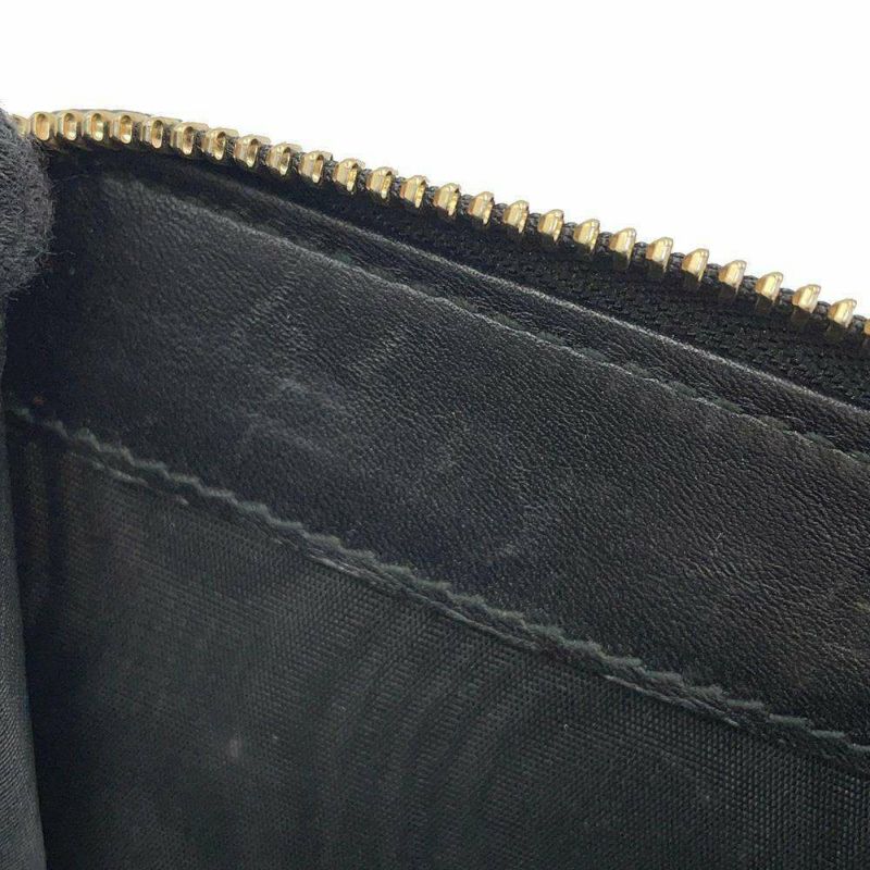 グッチ 二つ折り財布 マイクログッチシマ レザー 449395 GUCCI 財布 アウトレット品 黒