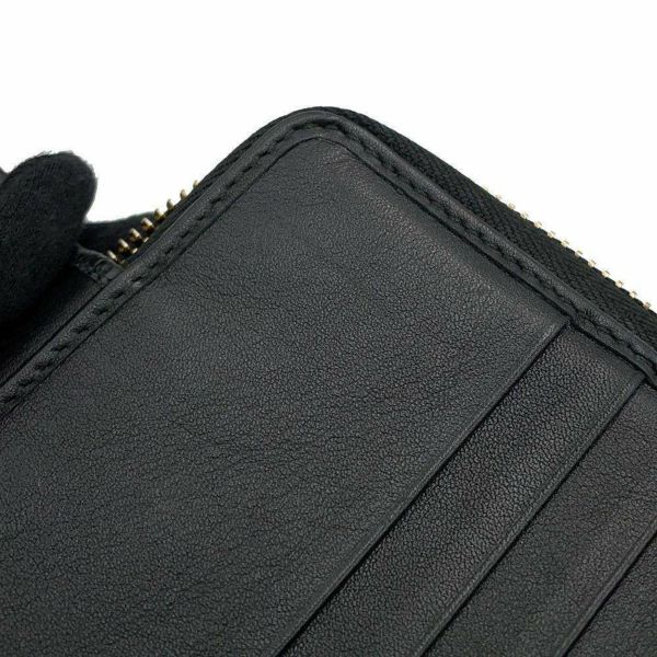 グッチ 二つ折り財布 マイクログッチシマ レザー 449395 GUCCI 財布 アウトレット品 黒