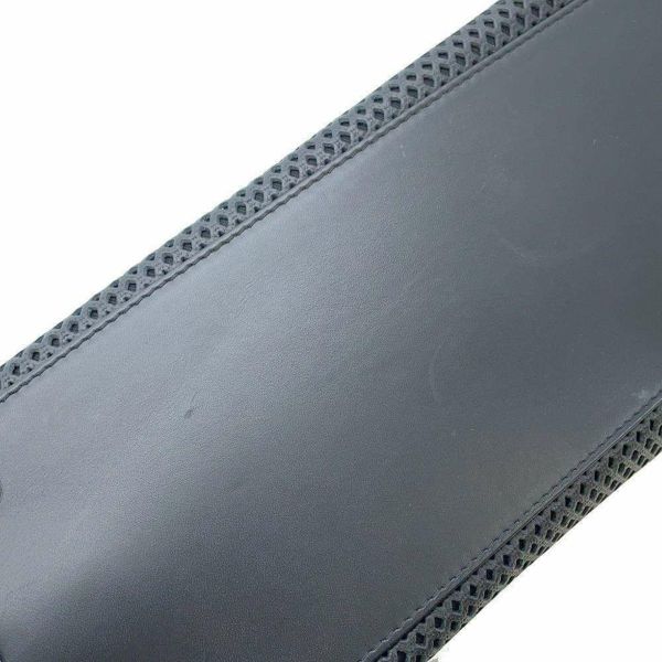 シャネル トートバッグ ココマーク フレンチヴィエラ パンチング CHANEL 2wayショルダー ハンドバッグ 黒