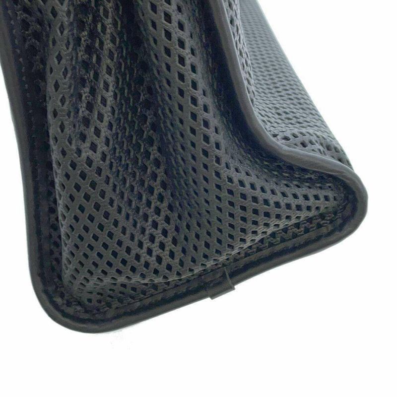 シャネル トートバッグ ココマーク フレンチヴィエラ パンチング CHANEL 2wayショルダー ハンドバッグ 黒